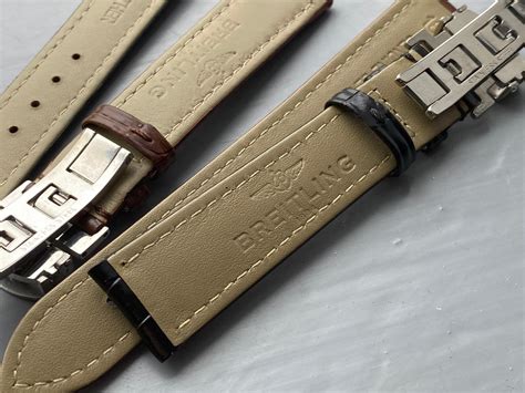 breitling leather watch box|replacement Breitling watch straps.